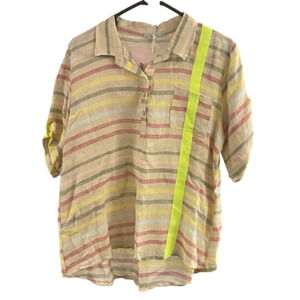 Liabella striped top NWT O/S